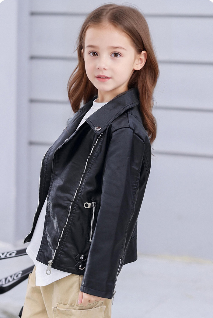 Streetwear Brand Photography - Veste de moto en cuir Pu