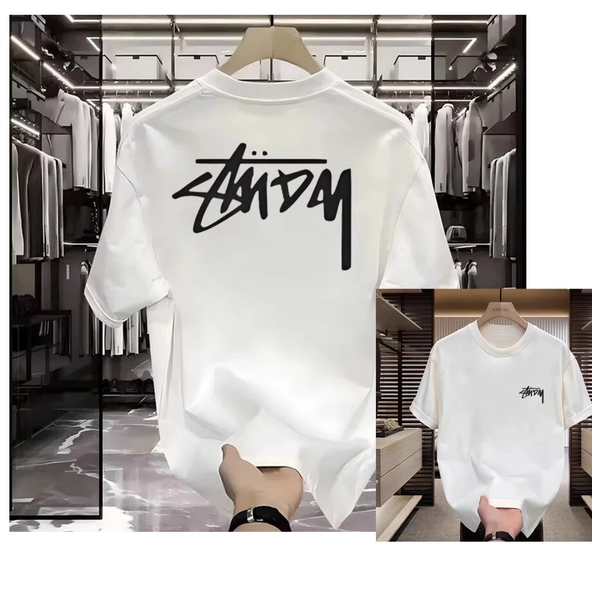 Streetwear Brand Korea - T-shirt tendance coréen imprimé lettres, haut