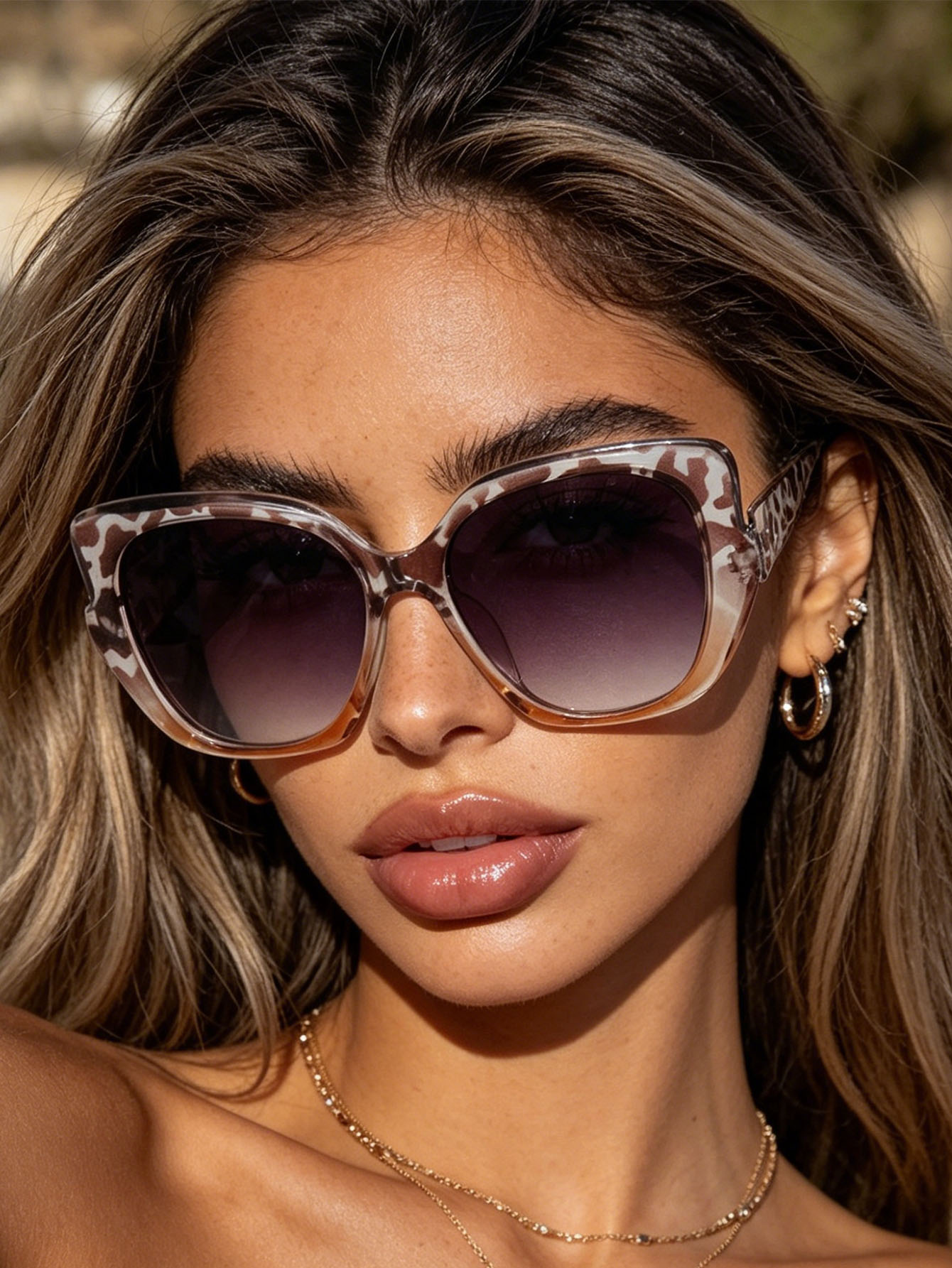 Streetwear Brand Photography - 1Pc Lunettes de soleil tendance pour