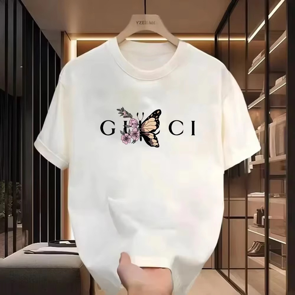 Streetwear Brand With Flowers - T-shirt d'été à motif floral de