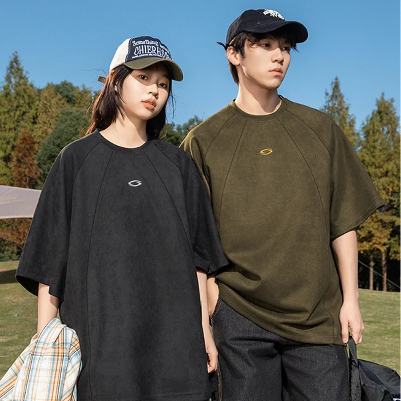 Streetwear Brand Korea - T-shirt en daim uni TFETTERS pour