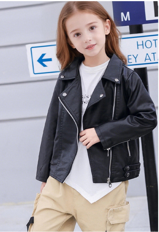 Streetwear Brand Photography - Veste de moto en cuir Pu