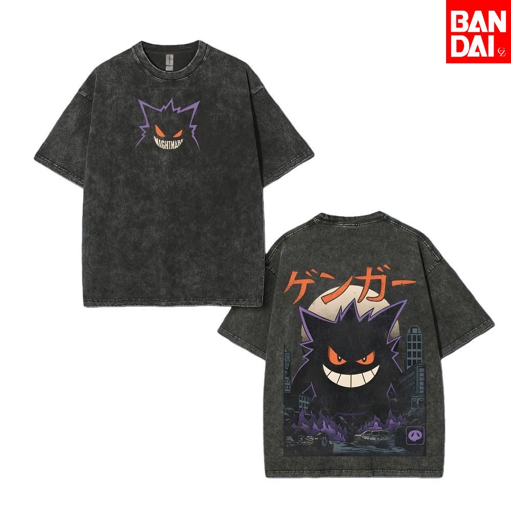 Streetwear Brand T Shirt - T-shirt Homme Pokémon Gastly Haunter Gengar