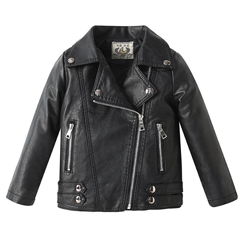 Streetwear Brand Photography - Veste en cuir Pu pour enfants