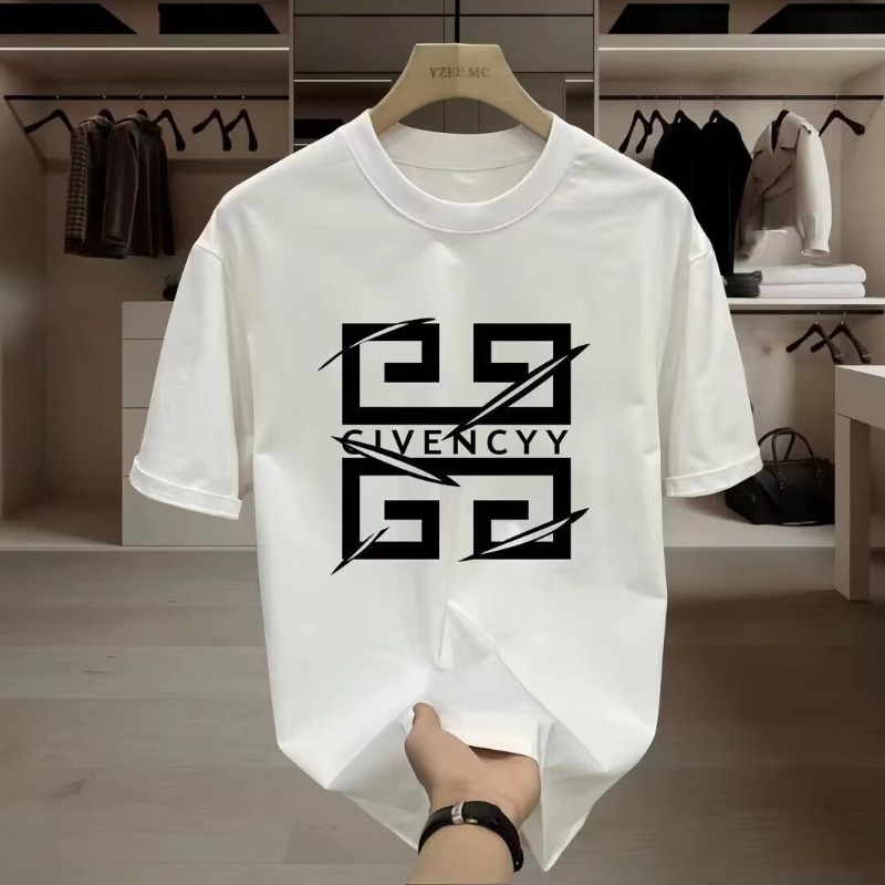 Streetwear Brand Logo Design - T-shirt imprimé logo GIVENCY pour homme