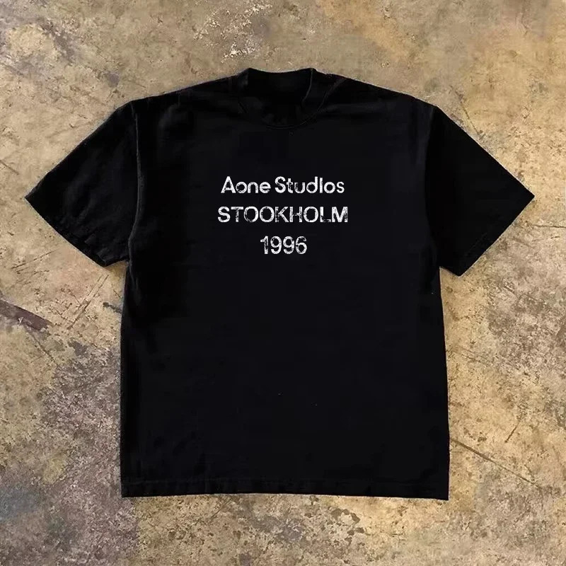 Streetwear Brand Tees - T-shirt classique avec logo STOCKHOLM 1996,