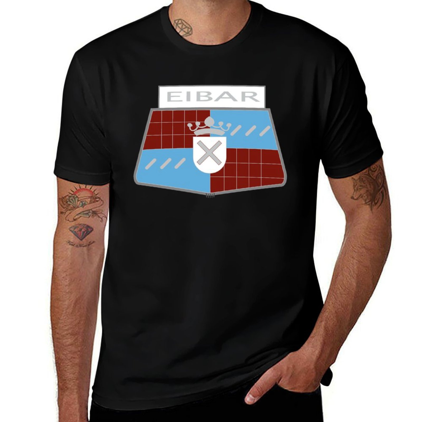 Streetwear Brand Logo Design - T-shirt Lambretta Eibar pour hommes, logo
