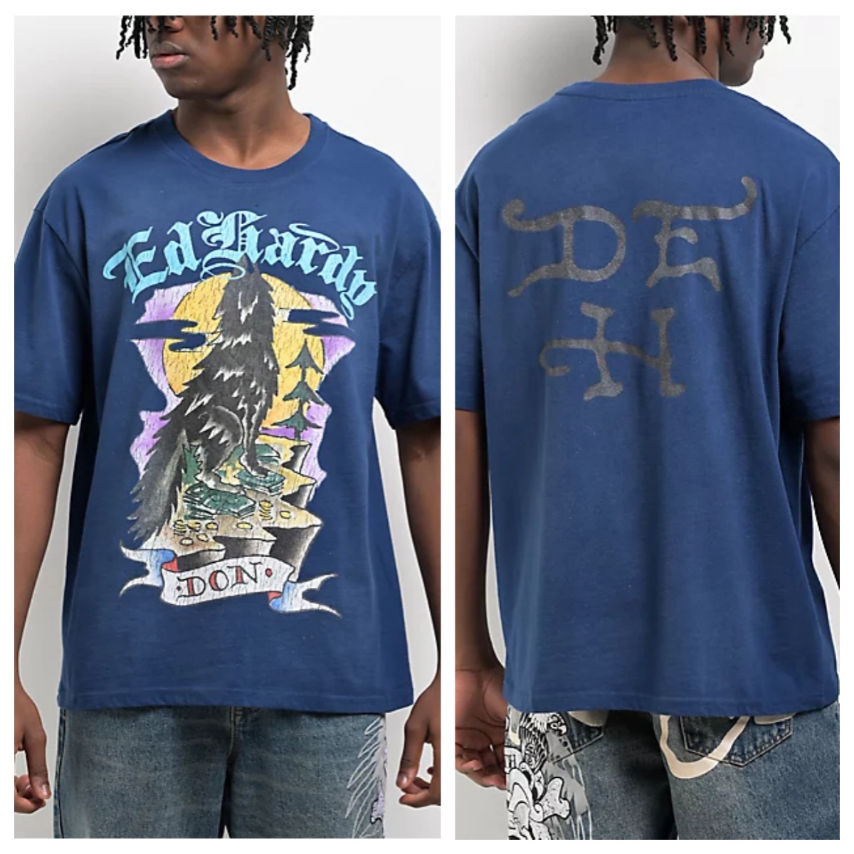 T-shirt en coton avec motif gr - Streetwear Brand Tees avis et prix