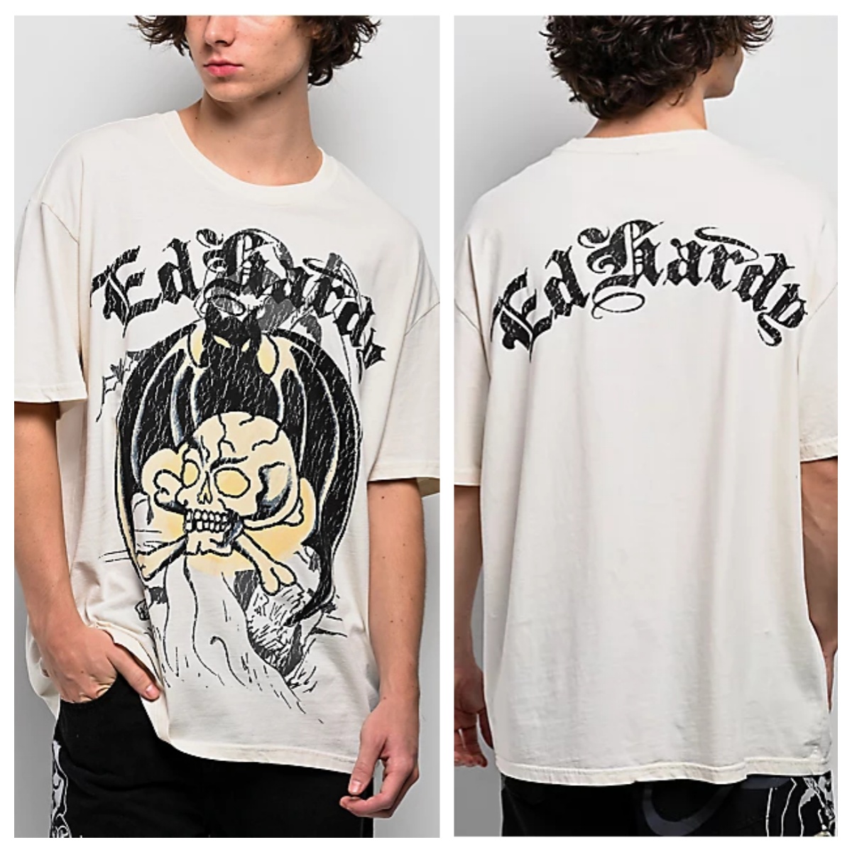 T-shirt en coton avec motif gr - Streetwear Brand Tees avis et prix