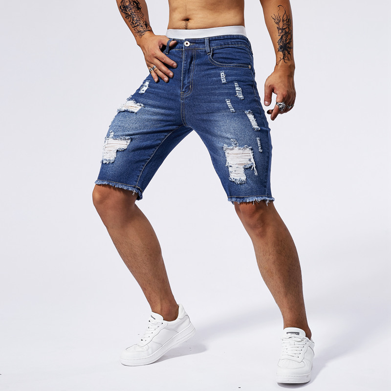 Short en Denim déchiré pour ho - Streetwear Brand Clothing avis et prix
