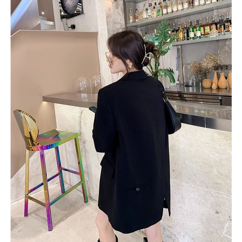 Blazer noir à manches longues  - Streetwear Clothing Brand avis et prix