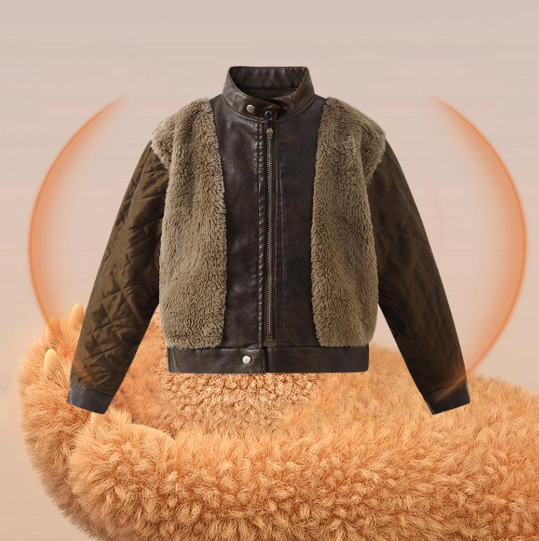 Veste d'hiver rétro en velours - Streetwear Brand Photography avis et prix