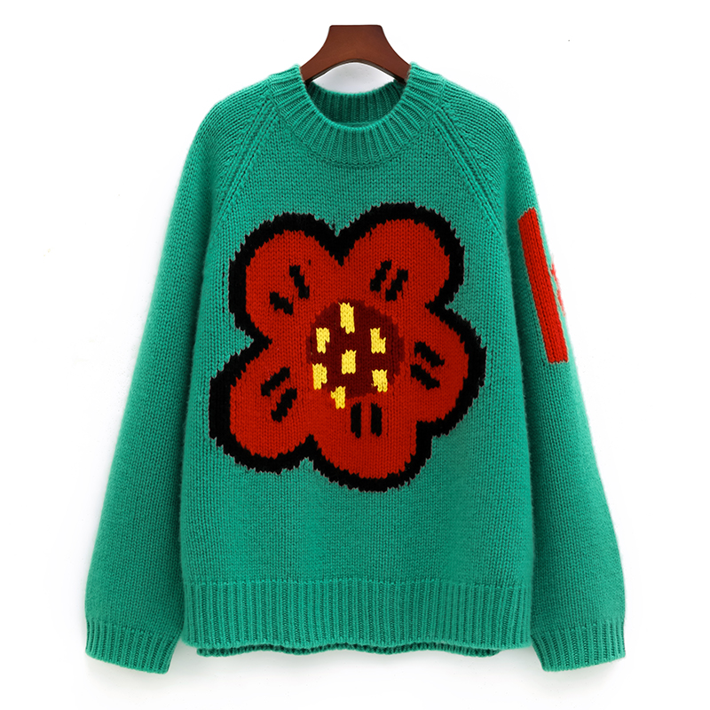Pull en pur cachemire à fleurs - Streetwear Brand With Flowers avis et prix
