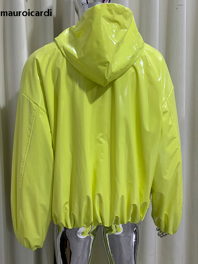 Veste en cuir brillant surdime - Streetwear Clothing Brand avis et prix