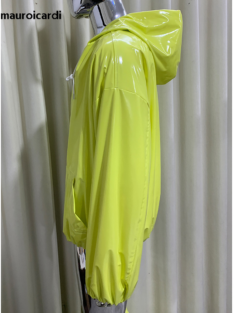 Veste en cuir brillant surdime - Streetwear Clothing Brand avis et prix