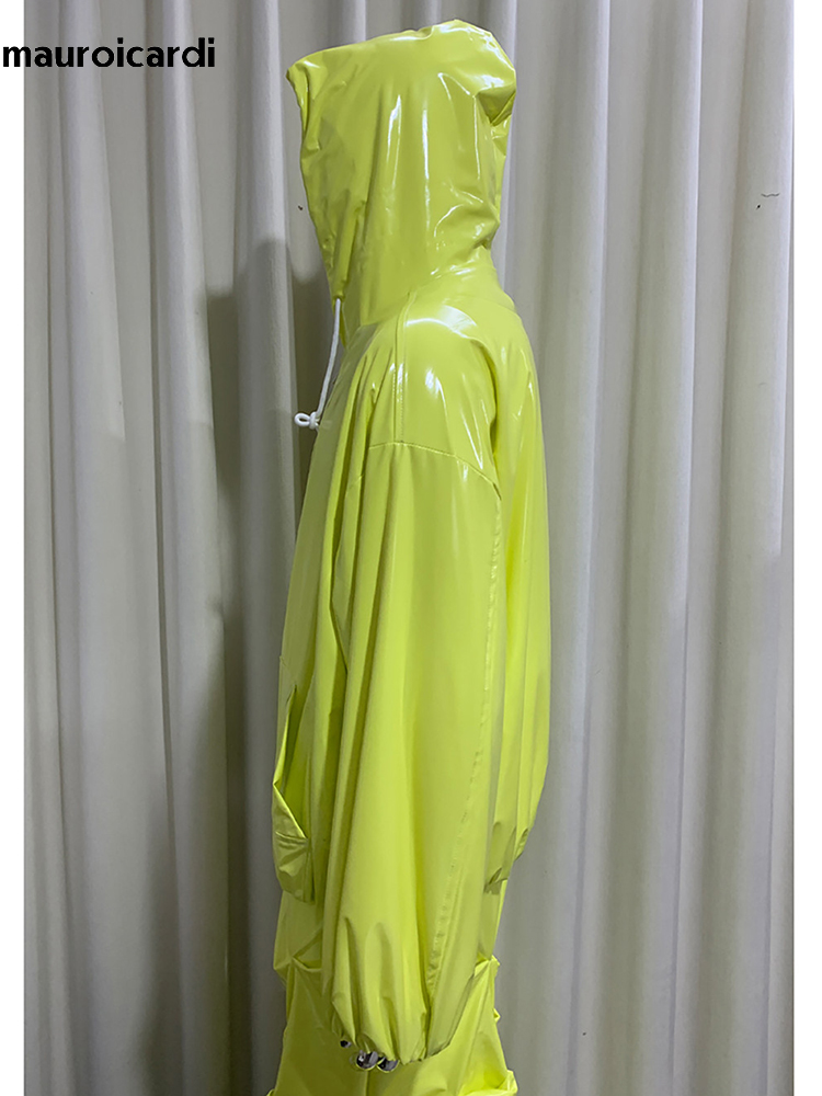 Veste en cuir brillant surdime - Streetwear Clothing Brand avis et prix