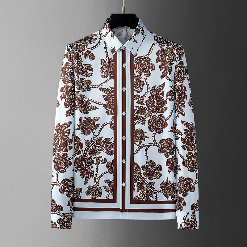 Chemise Homme Imprimée Fleurs  - Streetwear Brand With Flowers avis et prix
