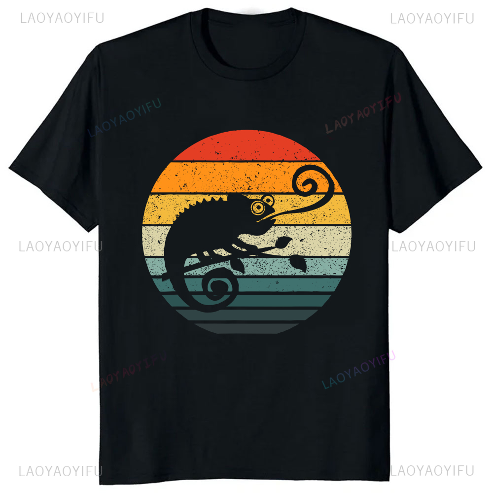 T-shirt caméléon imprimé graph - Streetwear Brand T Shirt avis et prix