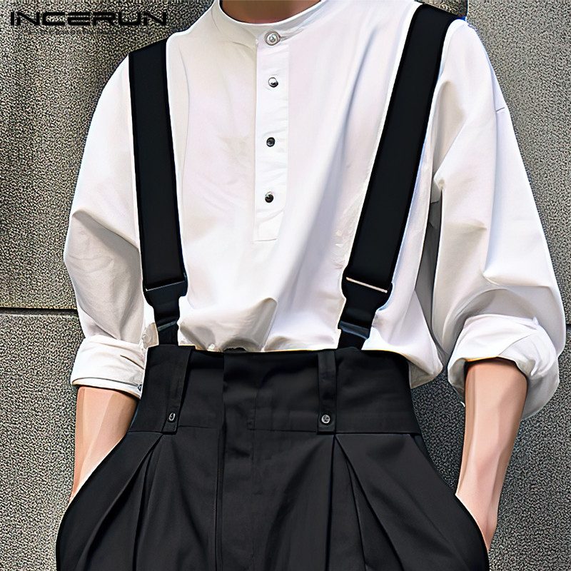 INCERUN-Salopette à bretelles  - Streetwear Brand Clothing avis et prix
