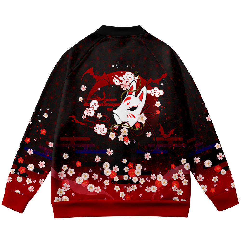 Manteaux Anime fleur renard 3D - Streetwear Brand With Flowers avis et prix