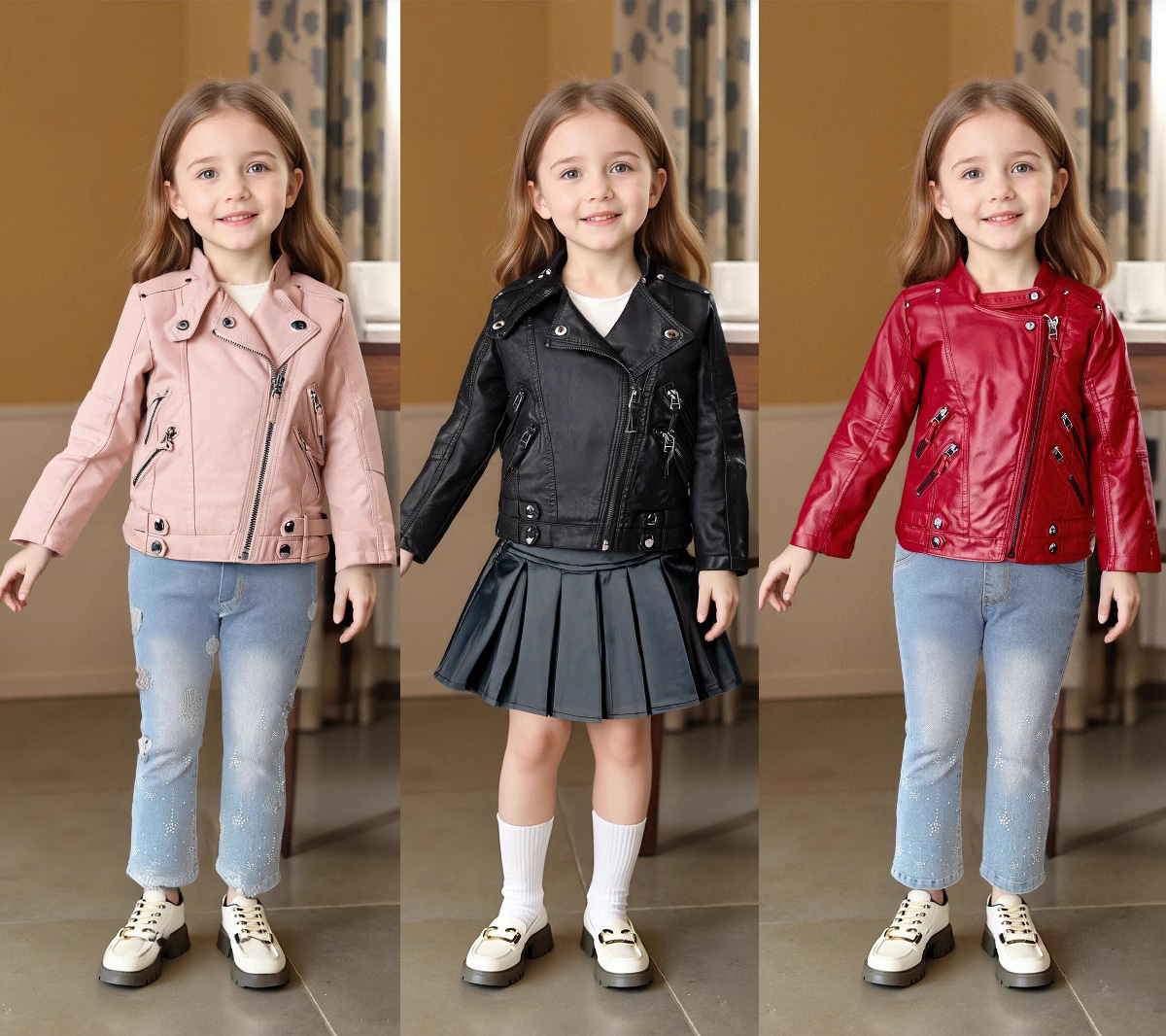 Veste de noël en cuir Pu pour  - Streetwear Brand Photography avis et prix