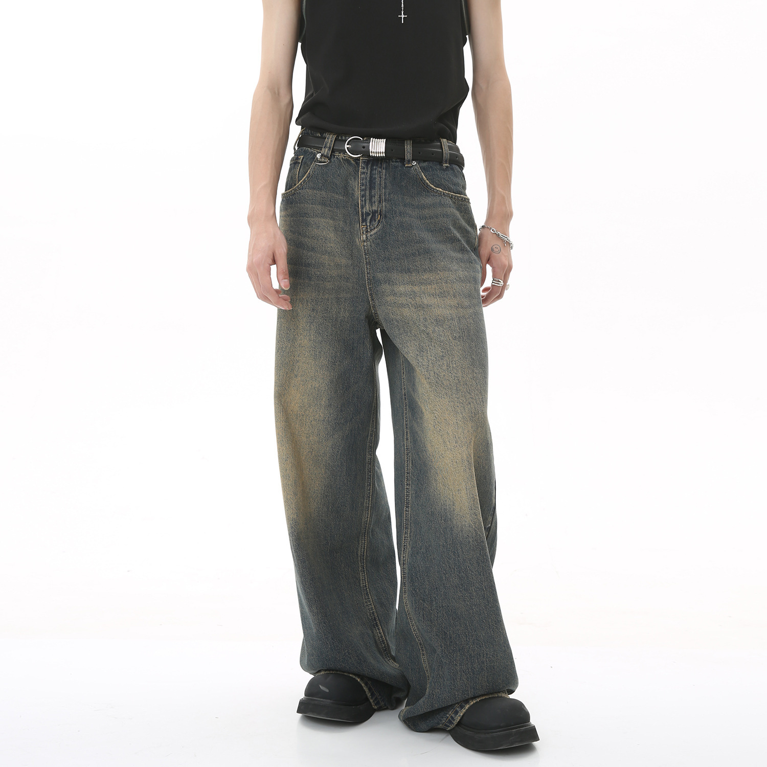 Nouveaux hommes Baggy jambe dr - Streetwear Brand Popular avis et prix