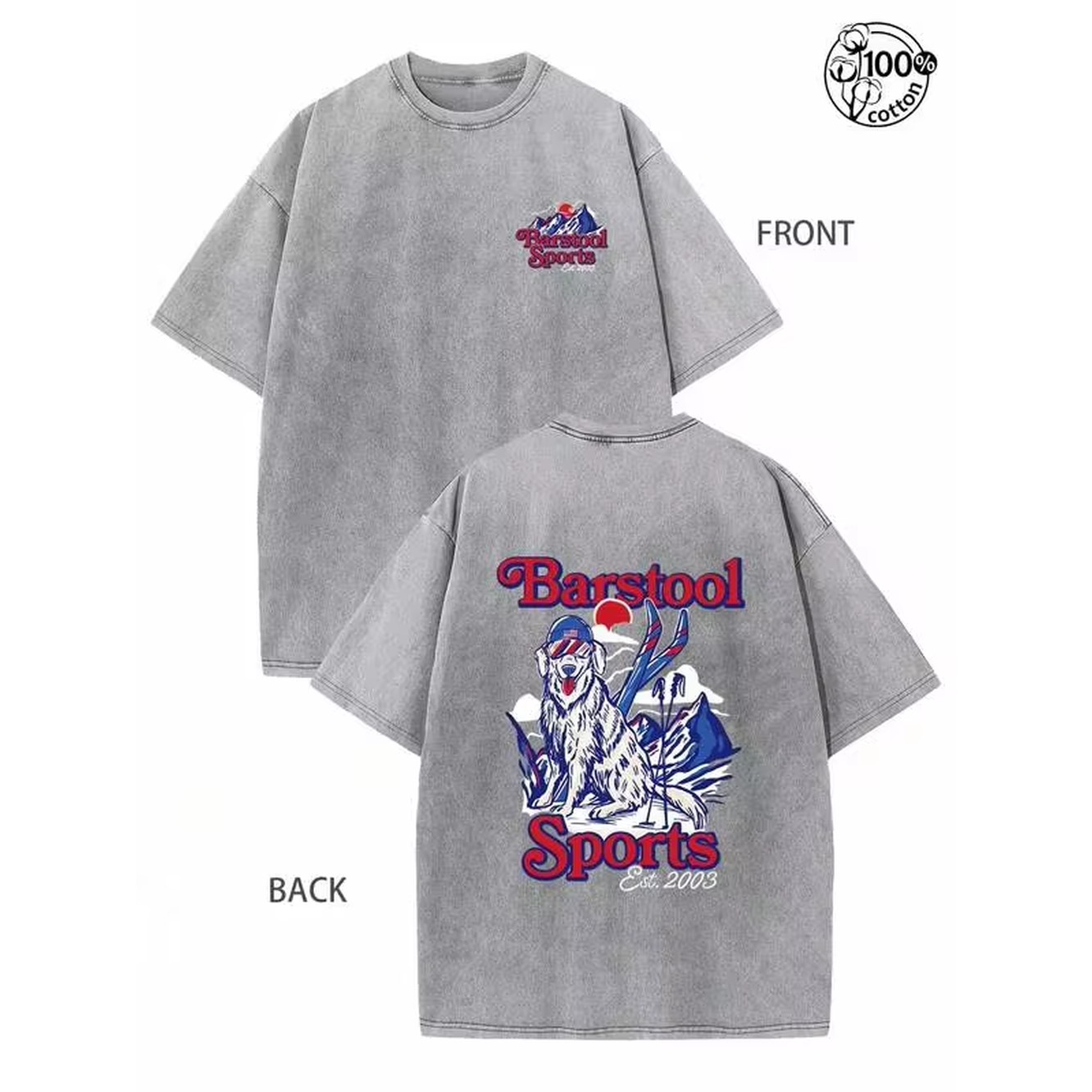 T-shirt pour homme Barstool Sp - Streetwear Brand Italy avis et prix