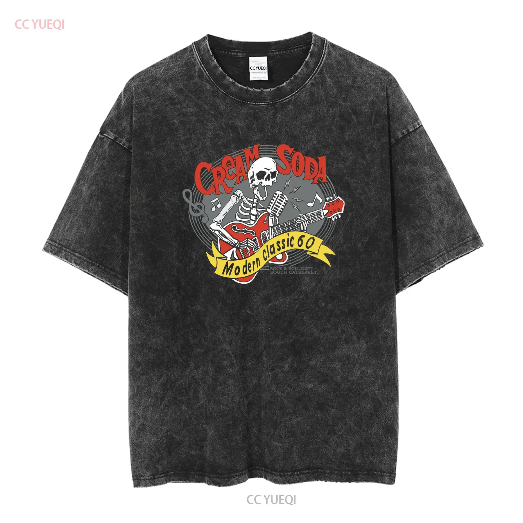 Crème Soda Rock Roll t-shirt m - Streetwear Brand T Shirt avis et prix