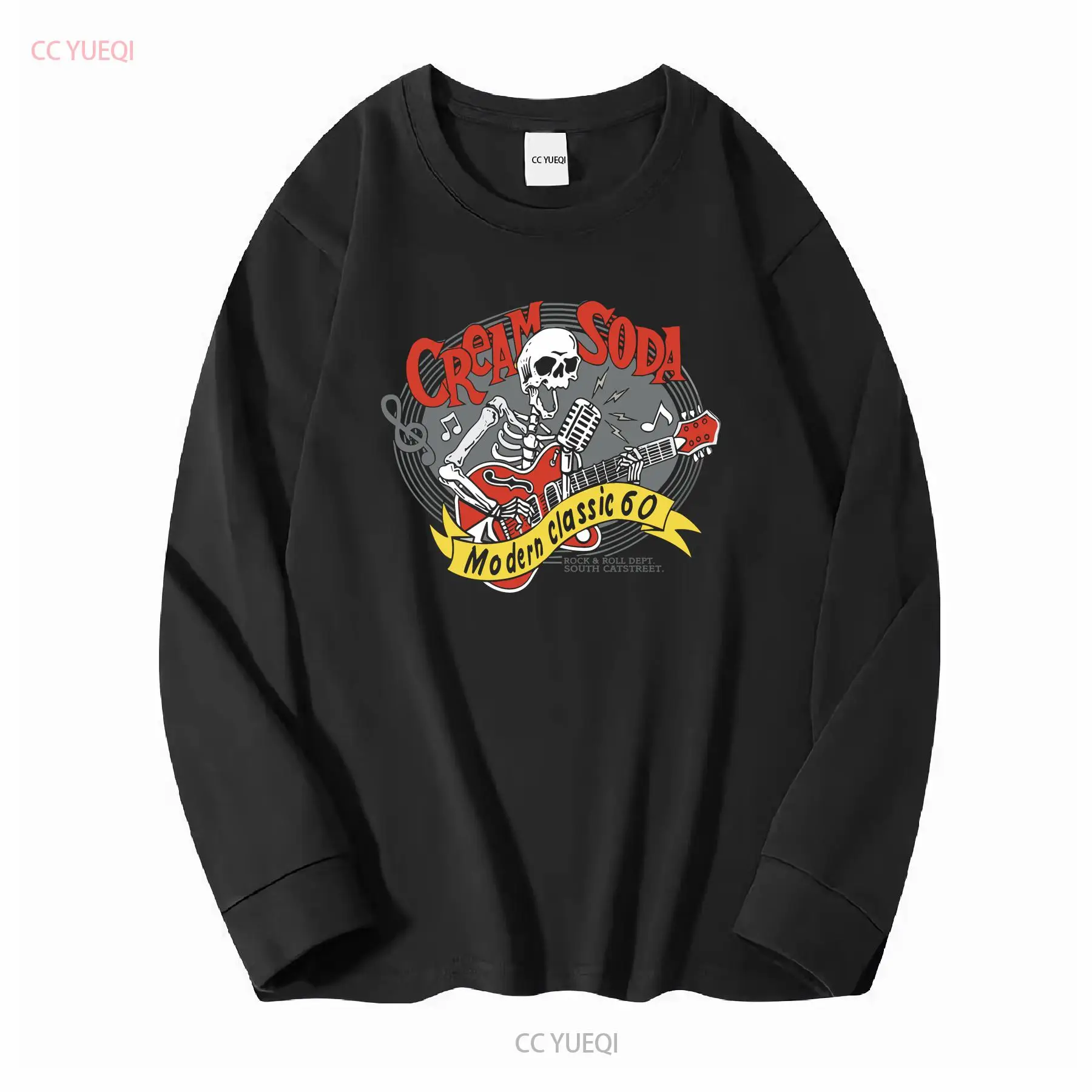 Crème Soda Rock Roll t-shirt m - Streetwear Brand T Shirt avis et prix