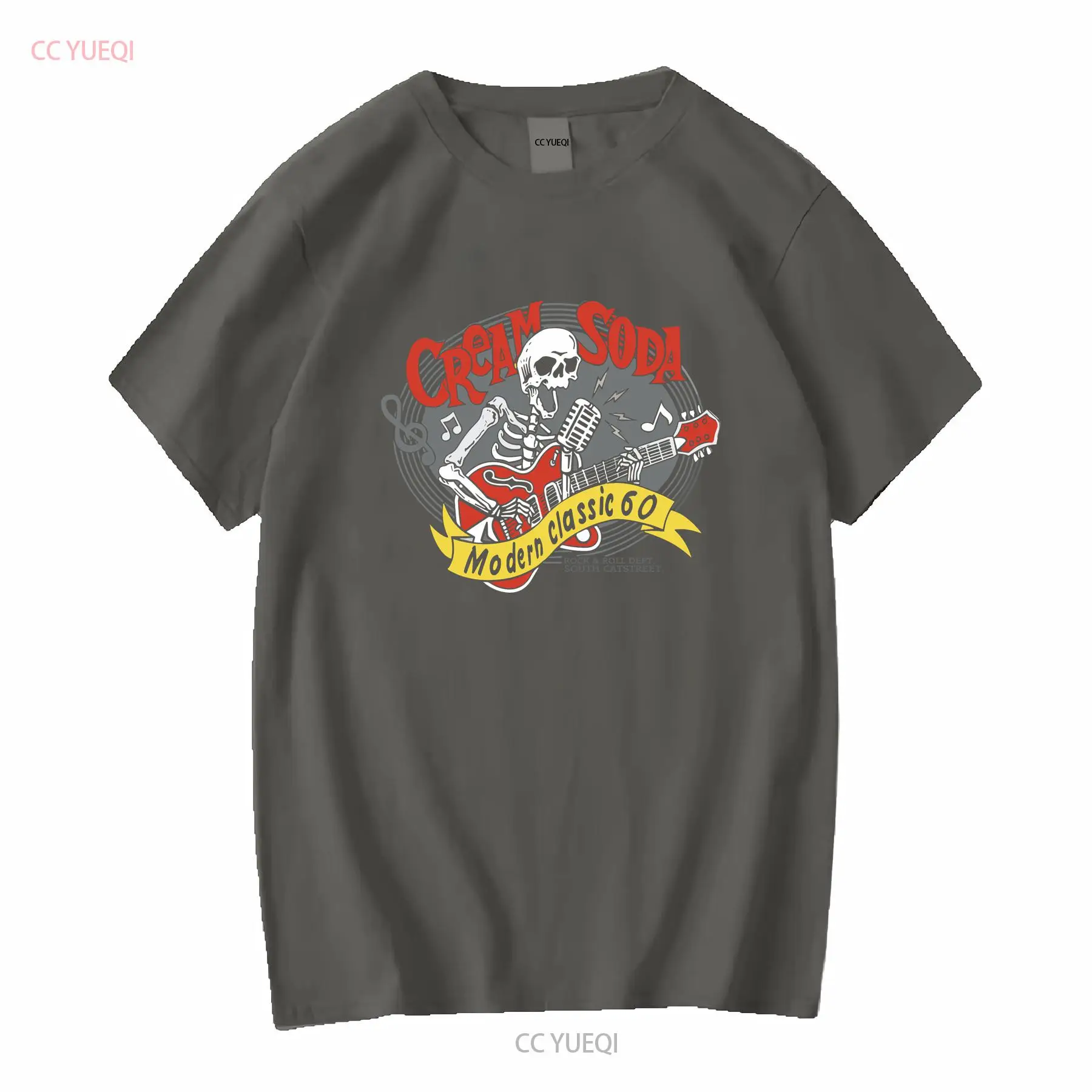 Crème Soda Rock Roll t-shirt m - Streetwear Brand T Shirt avis et prix