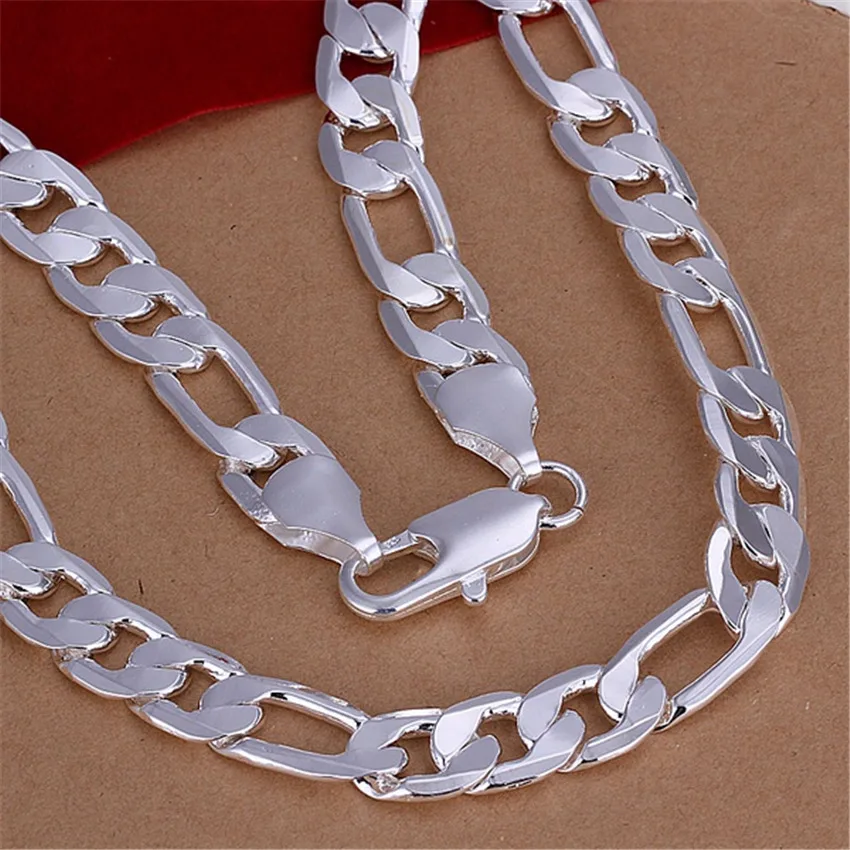 Collier chaîne exquis en argen - Streetwear Brand Popular avis et prix