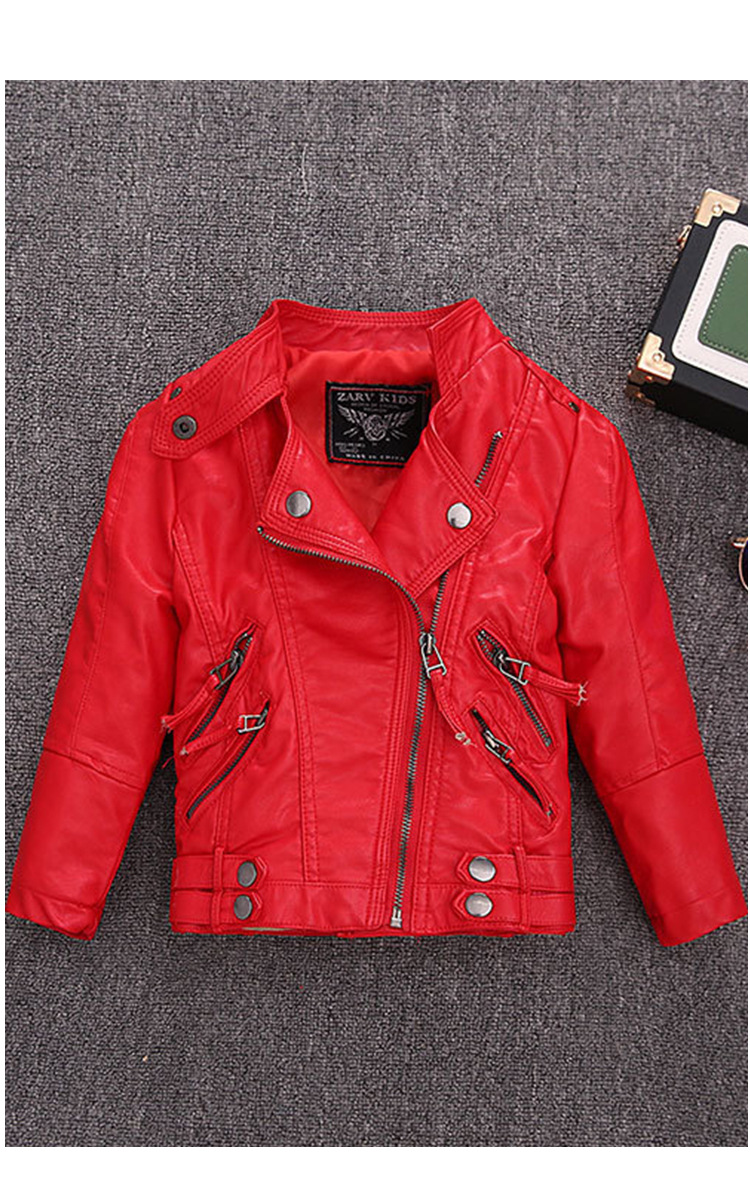 Veste en cuir Pu pour garçons  - Streetwear Brand Photography avis et prix