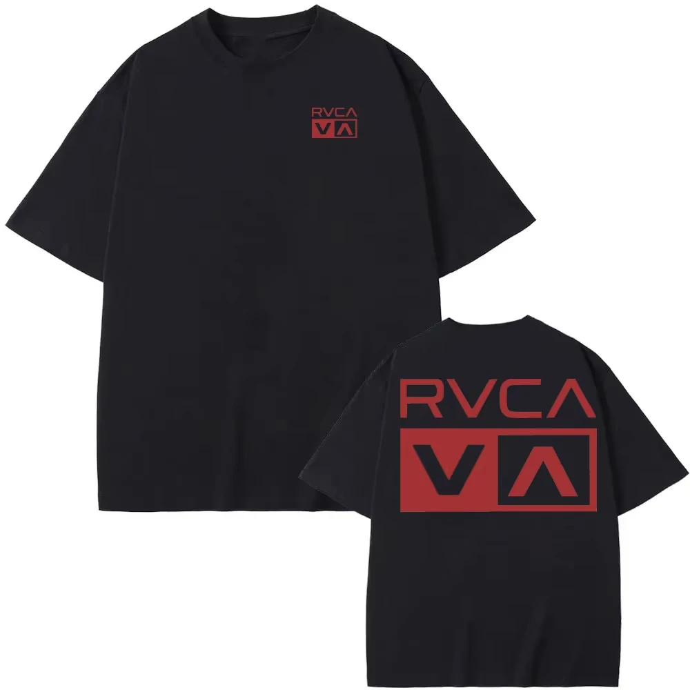 T-shirt RVCA noir en coton pou - Streetwear Brand Tees avis et prix